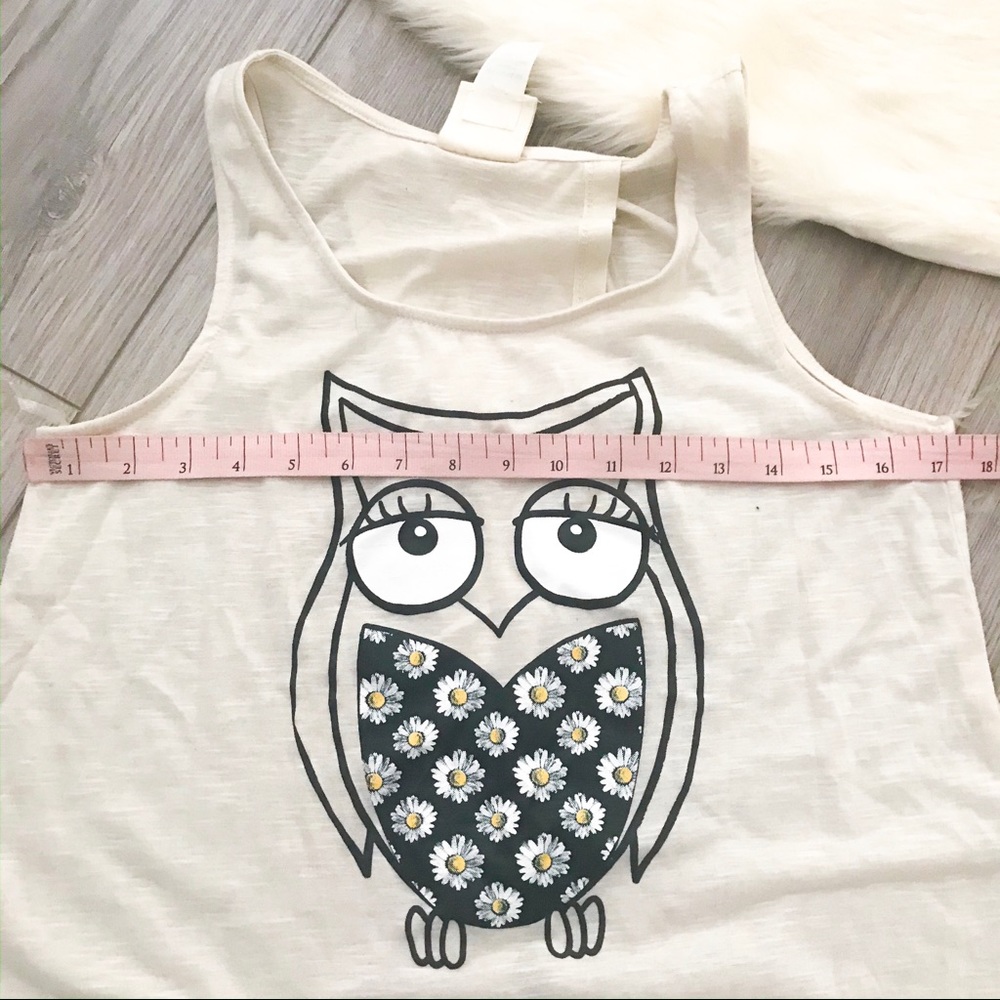 4 for $25 Self Esteem | owl tank top - Picture 5 of 6